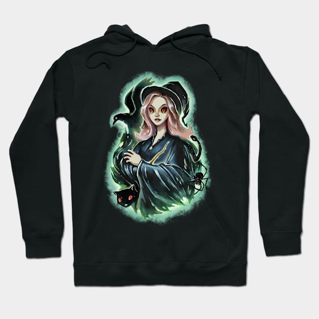 Witch and Dark Pets Hoodie by Villainmazk